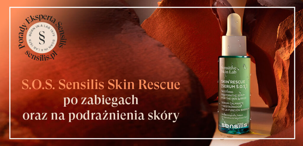 Łagodzące serum S.O.S. Sensilis Skin Rescue po zabiegach oraz na podrażnienia skóry