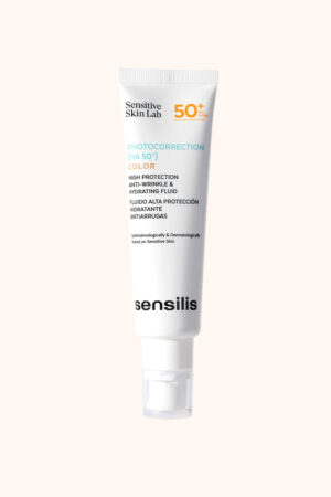 SENSILIS Photocorrection  [HA SPF 50+] COLOR Nawilżający fluid przeciwzmarszczkowy
